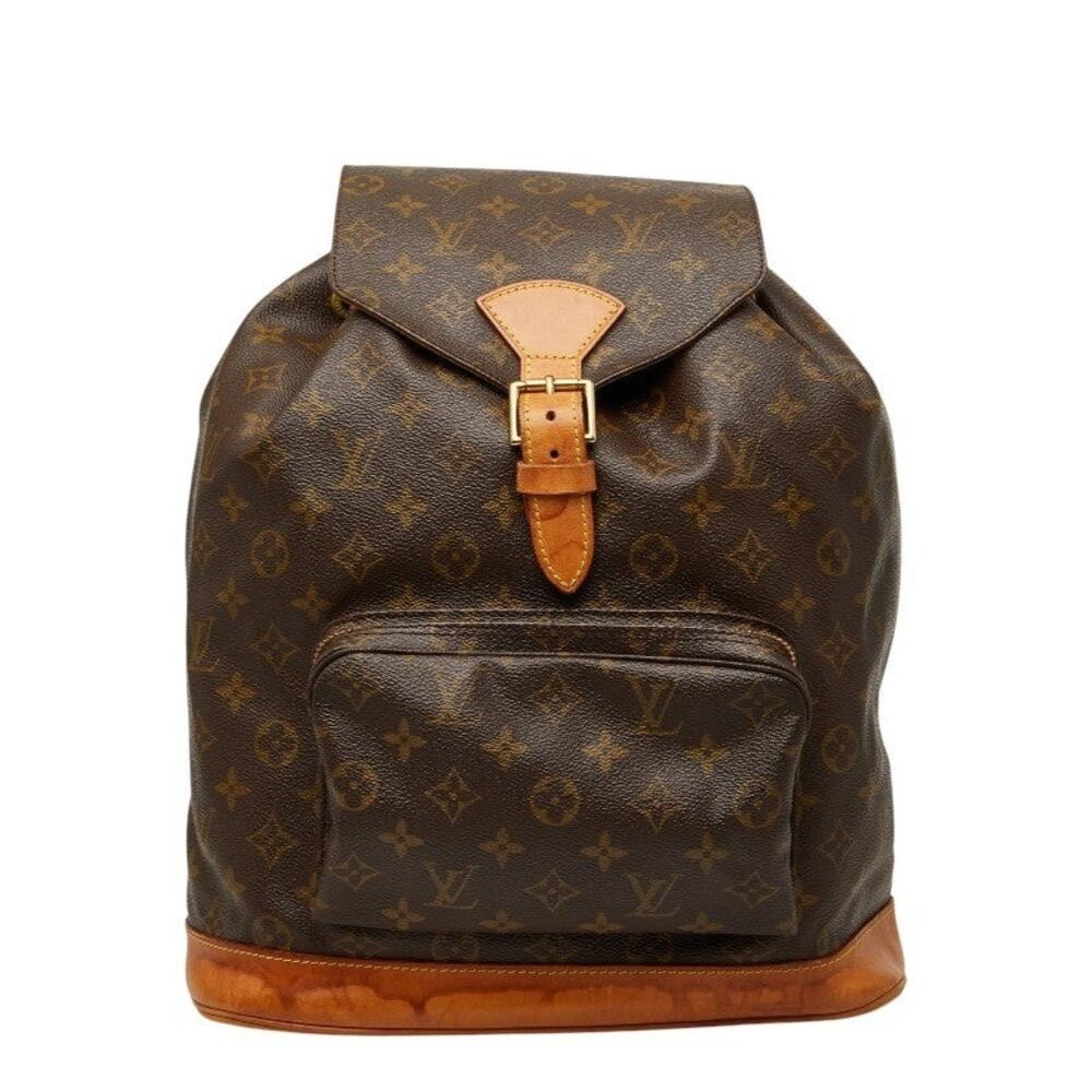 Louis Vuitton Monogram Montsouris GM Backpack Brown